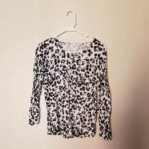 Merona Animal Print Cardigan